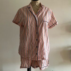 Pink Uniqlo spring summer pjs with pockets L